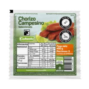 Chorizo Campesino Colanta X 450 g