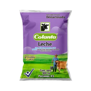 Leche UHT Deslactosada Colanta en bolsa X 1000 ml