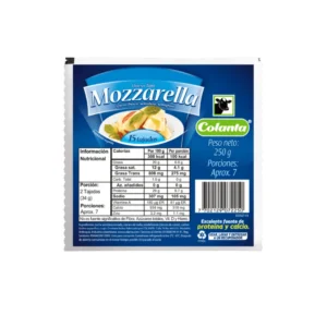 Queso Tipo Mozzarella Colanta Tajado X 250 g