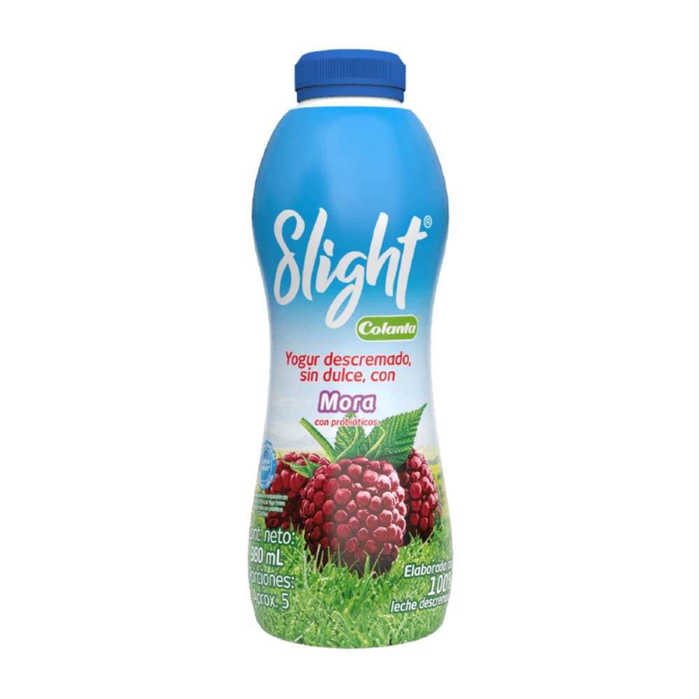 Yogur Slight Garrafa Mora X 980 ml